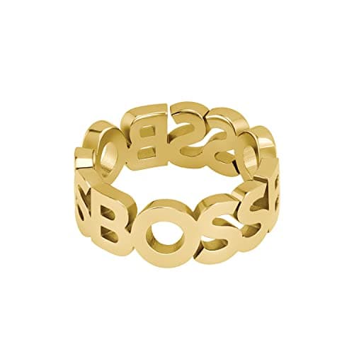 Image of BOSS Jewelry Men's KASSY Collection Ring in Yellow Gold - 1580446M