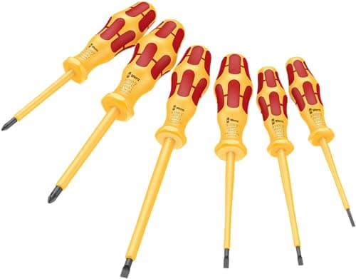 Image of 1060 i/1065 i/6 Kraftform VDE Screwdriver Set, 6 Pieces - 05051576001
