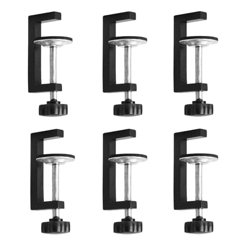 Image of 6 Pcs G Clamps for Woodworking, C Wood Tiger ClampsSmall Table Clamps, 10-57mm Adjustable Screw G Clamp Heavy Duty Woodworking Bar Clamp for Woodwork Carpentry DIY Projects