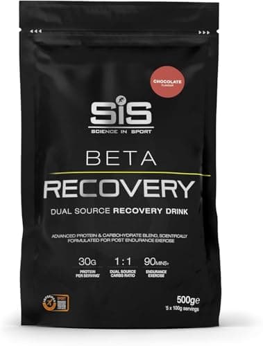 Image of Science in Sport BETA Recovery Dual Source Recovery Drink | Chocolate Protein Powder - Advanced Carbohydrate & Whey Protein Blend for Post-Endurance Exercise | 30g Protein per Serving, 500g