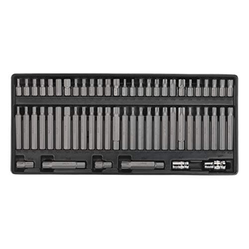 Image of Sealey Tbt11 Tool Tray with Ribe/Spline/Hex/Security TRX-Star Bit Set 60Pc