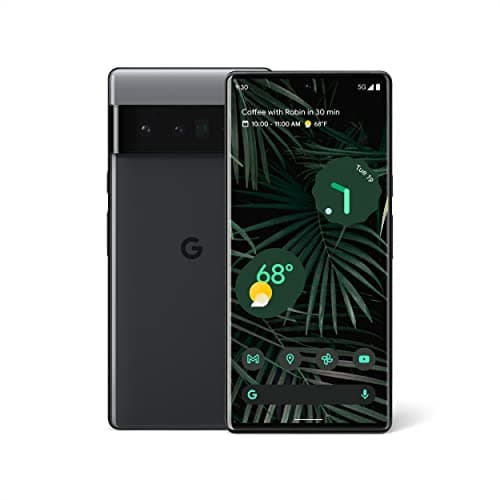 Image of Google Pixel 6 Pro - 5G Android Phone - Unlocked Smartphone with Advanced Pixel Camera and Telephoto Lens - 128GB - Stormy Black