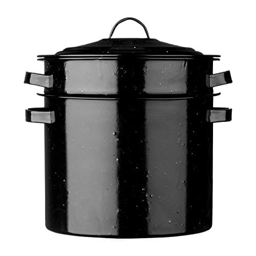 Image of Premier Housewares Vintage Pasta Pot, Black, Enamel, 32 x 31 x 28 cm