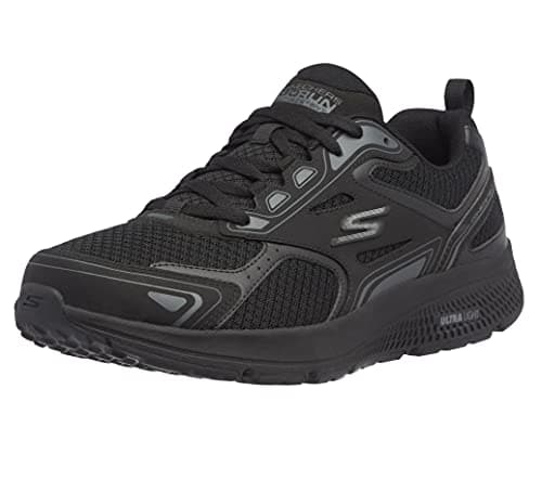 Image of Skechers Men's Go Run Consistent-Performance Running & Walking Shoe Sneaker, Black/Charcoal, 12 X-Wide