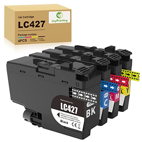 Image of JoyPrinting LC-427 Inkjet Cartridges Compatible for Brother LC-427 Ink Cartridges Compatible for Brother HL-J6010DW MFC-J5955DW MFC-J6955DW MFC-J6957DW MFC-J6959DW (4-Pack)