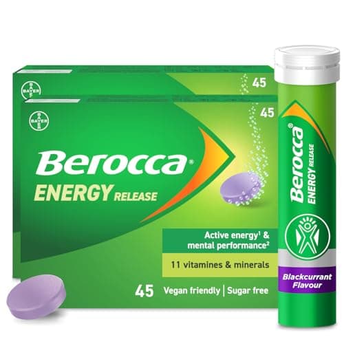 Image of Berocca Blackcurrant 45s X 2 Packs