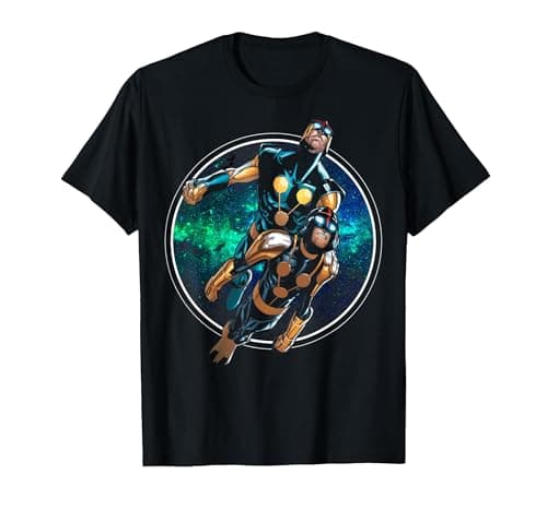Image of Marvel Nova Guardians of the Galaxy Power Graphic T-Shirt T-Shirt, Men, Black, Large