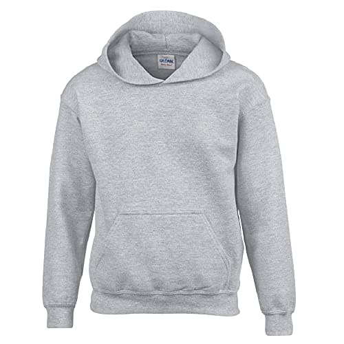 Image of Gildan Heavy Blend Childrens Unisex Hooded Sweatshirt Top / Hoodie (S) (Maroon)