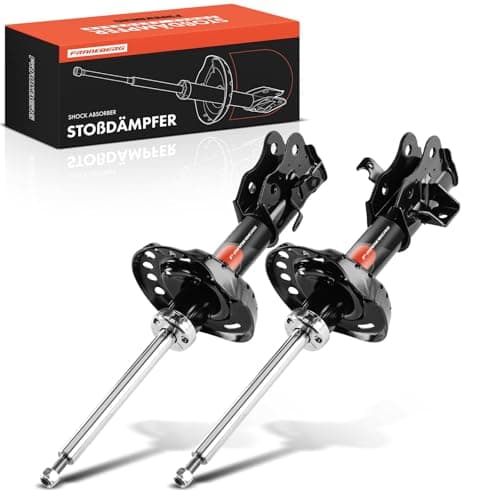 Image of Frankberg 2x Shock Absorber Strut Front Left Right 519mm Gas pressure Compatible with Civic VIII Hatchback FK FN Replace# 51605SM.G.E06,339722