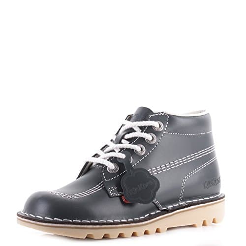 Image of Kickers Women's Kick Hi Classic Ankle Boots | Extra Comfortable | Added Durability | Premium Quality, Red, 6 UK