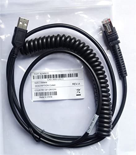 Image of 9FT USB Cable for Zebra Symbol DS3608 DS3678 LI3608 LI3678 Barcode Scanner Reader
