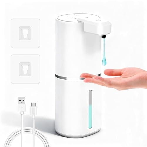 Image of Dalugo Automatic Wall Mounted Soap Dispenser, 380mL Liquid Soap Dispenser with Sensor, Waterproof for Kitchen and Bathroom