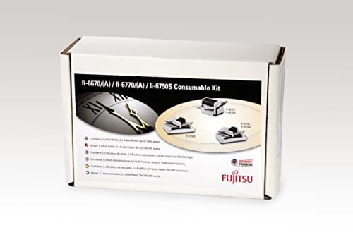 Image of Fujitsu CON-3576-012A Replacement Part Printing Equipment Consumables Kit Scanner - Printing Equipment Replacement Parts (Consumables Kit, Scanner, Fujitsu, fi-6670, fi-6750S, fi-6770, fi-6670A, fi-6770A, CON-3576-500 0K, Multi-Coloured)