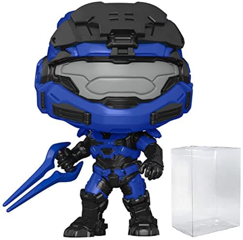 Image of POP Halo Infinite - Spartan Mark V with Blue Energy Sword Funko Vinyl Figure (Bundled with Compatible Box Protector Case)