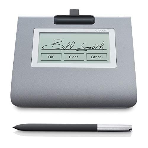Image of Wacom Signature Set with 4.5" LCD STU-430 pad&sign Pro PDF for Windows, Capture Handwritten Electronic Signatures in Real Time with Cordless and Battery-Free Pen as Well as Free Software Sign Pro PDF