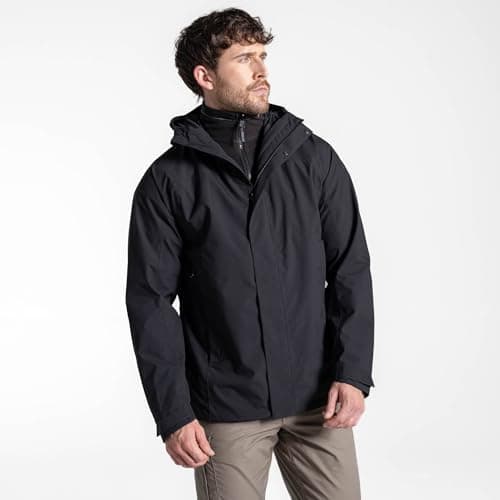 Image of Craghoppers Unisex Bc 3in1 Expert Base Camp 3-in-1 Jacket, Black, L EU