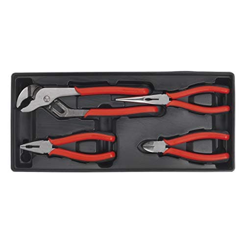 Image of Sealey Tbt02 Tool Tray with Pliers Set 4Pc
