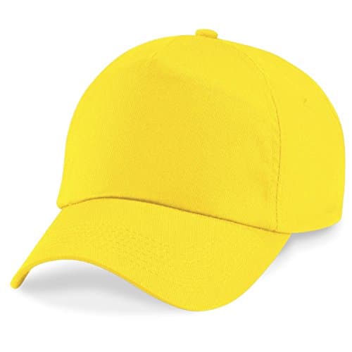 Image of Beechfield Junior Original 5 Panel Cap Yellow, Yellow, One Size