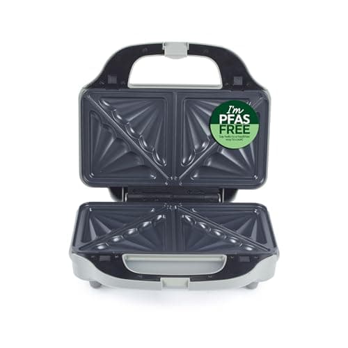 Image of Salter Aspen XL Deep Fill Toastie Maker – Sandwich Toaster, Panini Maker, XL Toasted Sandwich Grill, PFAS-Free, Non-stick, Extra-Large Deep-Fill Plates, Automatic Temperature Control, 900W, EK6344MMS