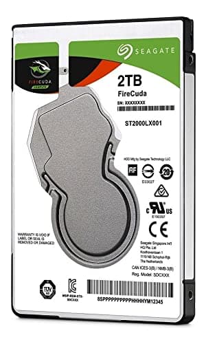 Image of Seagate 2.5-Inch 2 TB FireCuda Internal SSHD Hard Drive for PC/PS4 - Silver