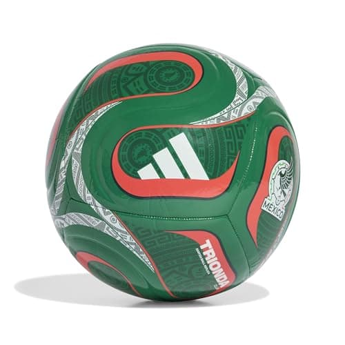 Image of adidas Unisex-Adult Wc26 Club Home Mexican Football Federation, Bold Green/Team Dark Green/Aurora Ivy, 5