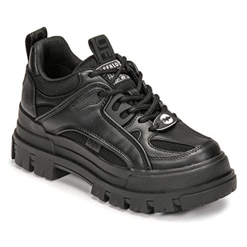 Image of Buffalo Aspha Hyb Womens Black Trainers-UK 7 / EU 41