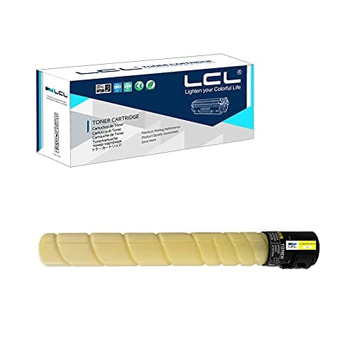 Image of LCL Compatible Toner Cartridge TN324 TN-324 TN324Y TN-324Y A8DA250 High yield (1PK Yellow) Replacement for Konica Minolta BizHub C258 C308 C368