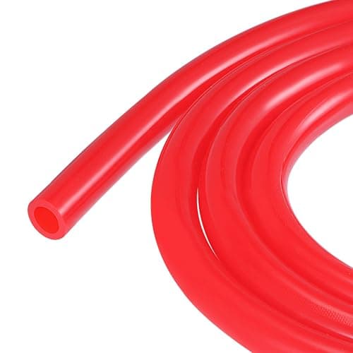 Image of TOP-VIGOR Silicone Tube 12mm ID x 18mm OD 1.5m / 4.92ft Length, Flexible Silicone Rubber Tubing Water Air Hose Pipe for Pump Transfer Red
