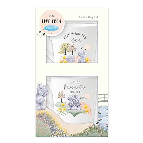 Image of Me to You New Adventure Double Ceramic Mug Set.