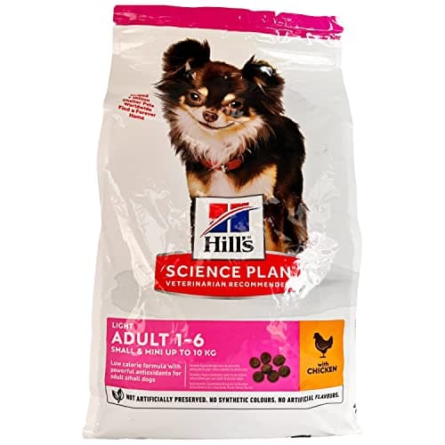 Image of The Bramble Bay Science Plan Dog Food Light Small & Mini Adult Dog with Chicken Flavour 1 x Pack of 1.5 Kg Dry