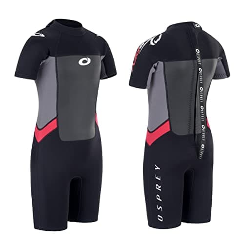 Image of Osprey Boys Osp B - Origin Shorty Wetsuit, Black / Red, 13-14 Years EU