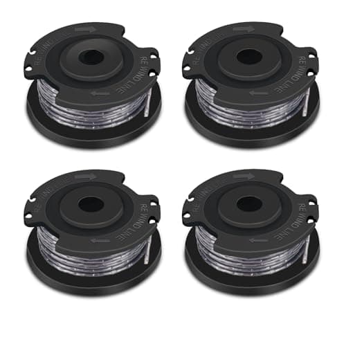 Image of Odashen 4Pcs Spool & Line Replacement for Bosch EasyGrassCut 18 23 26 18-230 18-260 18-26 Strimmer Parts