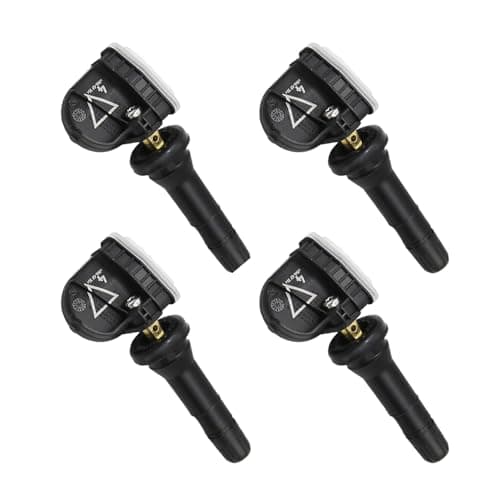 Image of 4 Pack Tire Pressure Sensor, TPMS Sensor 433MHz Replacement for Vauxhall Astra Corsa Meriva, Direct Fit for Opel Chevrolet Cadillac, OEM Part Numbers 13598773 13516165 13506028 13581561
