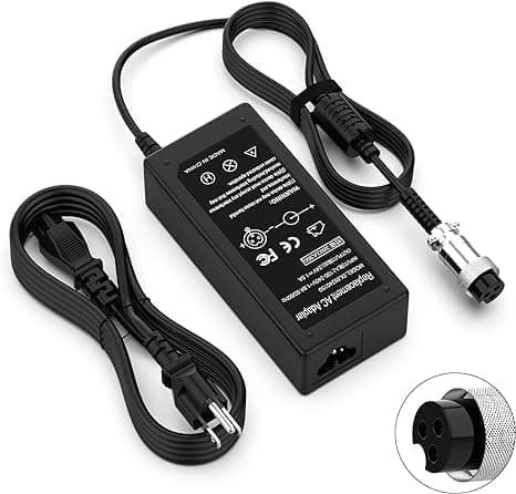 Image of Abatinvo 24V Scooter Battery Charger for Razor E100 E200 E200S E175 E300 E300S E125 E150 E500 PR200 E225S E325S MX350 MX400,Pocket Mod, Dirt Rocket, Pocket Rocket Sports Mod and Dirt Quad