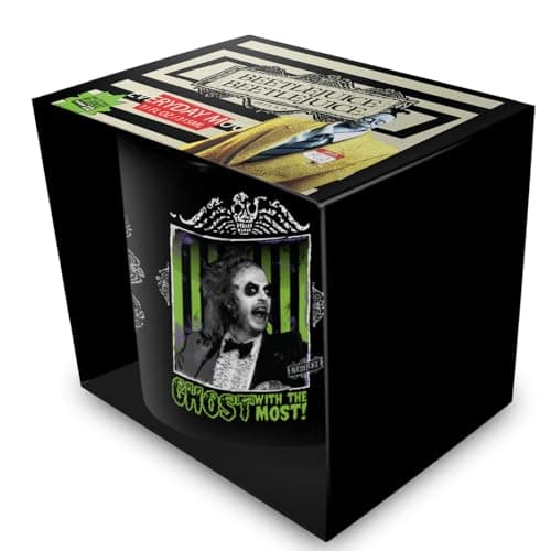 Image of Pyramid International Beetlejuice (Ghost with The Most) Black Mug - 10Oz / 315Ml Ceramic Mug - One Size