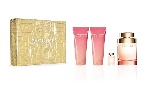 Image of Michael Kors Wonderlust Natural Eau De Parfum Spray 4-Pieces Gift Set for Women