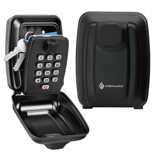 Image of Double Dragon 12-digit Combination Key Safe | Police-approved Wall-mount Lock Box | Weatherproof & Heavy-duty | Large Capacity For Keys & Access Cards | Outdoor Security Lockbox For Home & Business