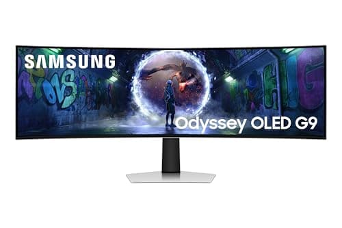 Image of Samsung LS49DG934SUXXU Odyssey OLED 49" Gaming Monitor - Glare Free, 5120x1440, Speakers, HDMI 2.1, USBC, 0.03ms, 240Hz