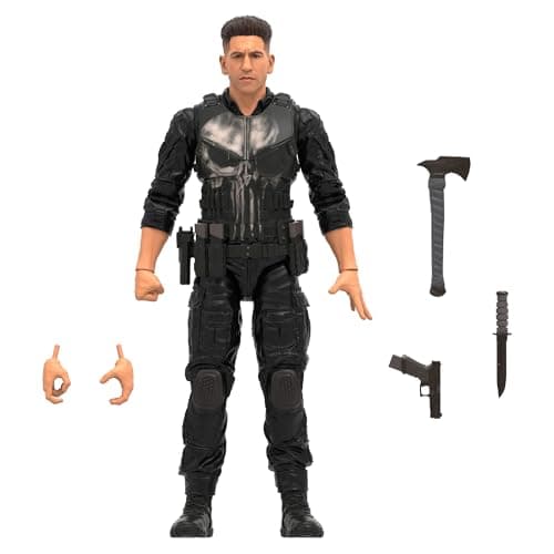 Image of Marvel Legends Series Daredevil: Born Again Punisher Action Figure, Black
