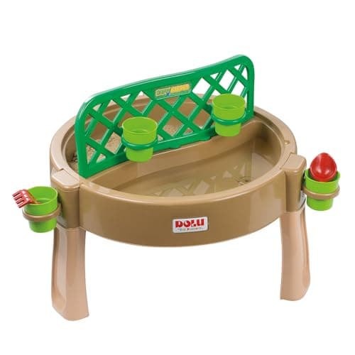 Image of Dolu – Gardening and Sand & Water Creativity Table – 4 in 1 Activity or Play Table with Desk and Garden Bed for Kids Aged 2 to 5