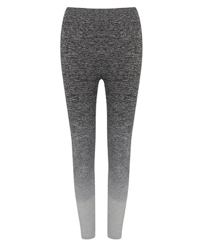 Image of COOZO Ladies Seamless Fade Out Leggings - Dark Grey/Light Grey Marl - S-M