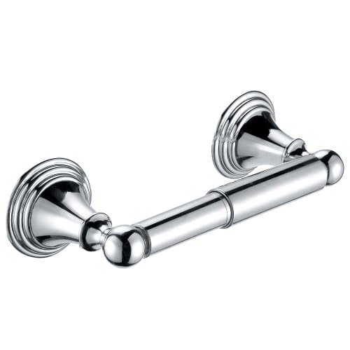 Image of DAKA Traditional Wall Mounted Toilet Roll Holder with Polished Chrome Finish • Includes Fittings
