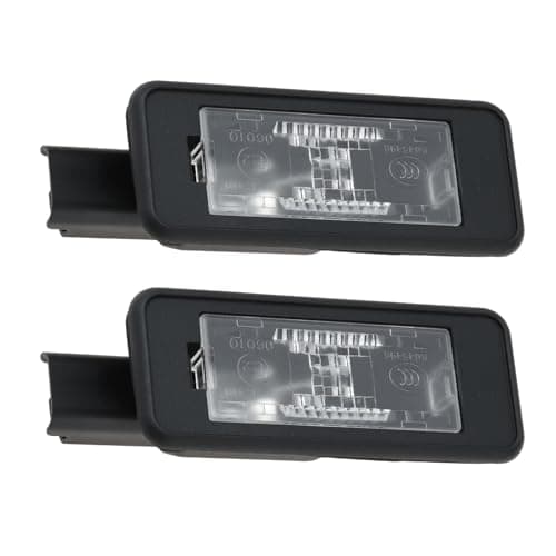 Image of YINETTECH 2Pcs License Lamp 6340G3 Rear Number Plate Lamp Light Compatible with Peugeot 208 2008 308 3008 508 5008