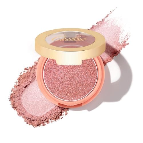 Image of Oulac Blusher for Cheek Make up, Pink Shimmer Blushes Suitable for Light Tone Skin, Hydrating & Moisturizing Blush Glowy, Long-Lasting Fade & Sweat Resistant, Vegan & Cruelty Free, F06 Pinky Ice