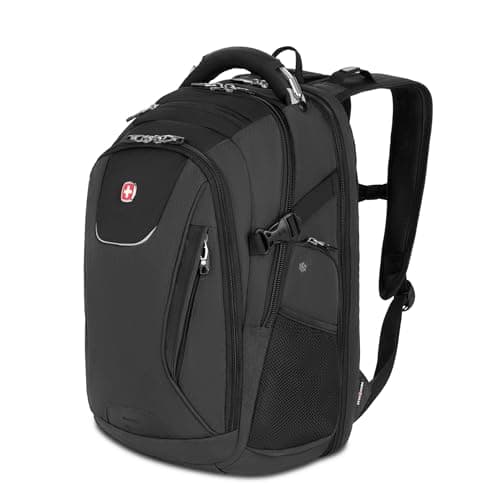 Image of SwissGear Men's 5358 USB Scansmart Laptop Backpack, Heather Grey, L