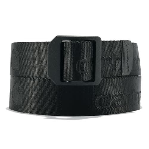 Image of Carhartt Men's NYLON WEBBING LADDER LOCK BELT, Black, M