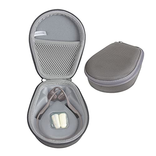 Image of Hermitshell Hard EVA Travel Case for AfterShokz Trekz Air Bone Conduction Wireless Headphones Bluetooth Sweatproof Earphones (AS650) (Grey)