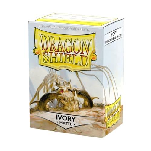 Image of Dragon Shield | Standard Size Card Matte Sleeves | 100 CT - Smooth & Tough Premium TCG Sleeves | Compatible with Pokemon, Flesh & Blood, One Piece & Magic the Gathering | Ivory