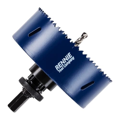 Image of 121mm Hole Saw Bi-Metal With Arbor And Pilot Drill For Drilling/Cutting Wood, Plastic, Metal Sheet, Stainless Steel, Pipes, Drywall, Circular Holesaw Set M35 5% Cobalt Bi Metal Hole Cutter