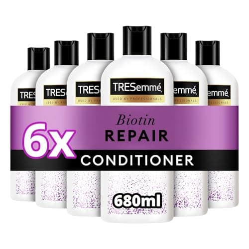 Image of TRESemme Biotin Repair Conditioner visibly repairs 7 types of damage in 1 use for dry, damaged hair 6x 680 ml